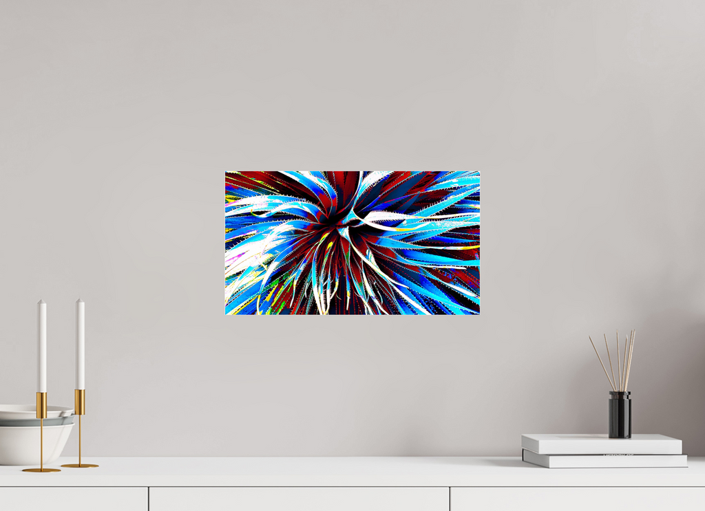 16 x 9″, Chaya Arts Acrylic Gallery Print Solar Flare Succulent