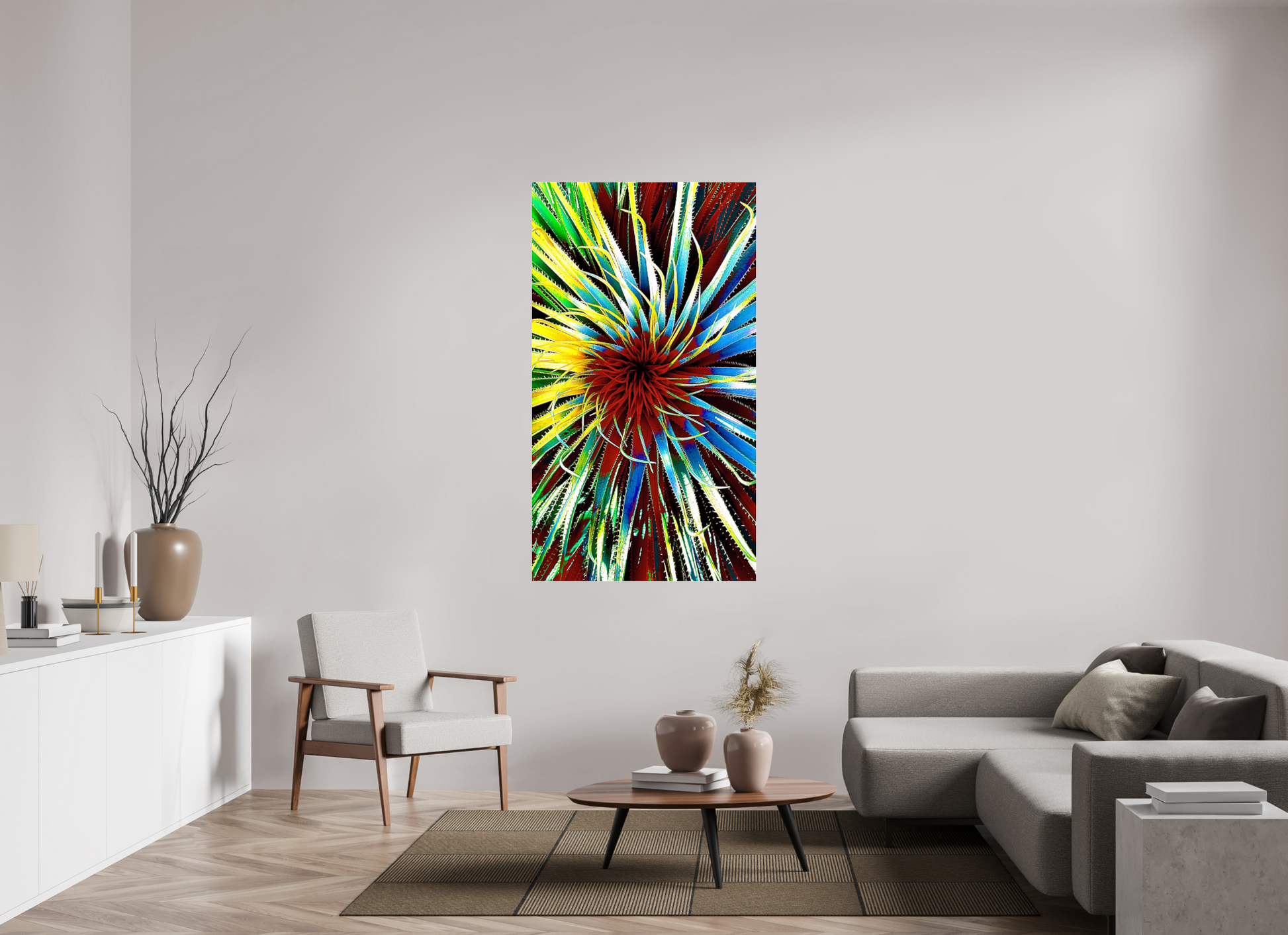 36 x 64″, Chaya Arts Acrylic Gallery Print Desert Spectrum Yucca