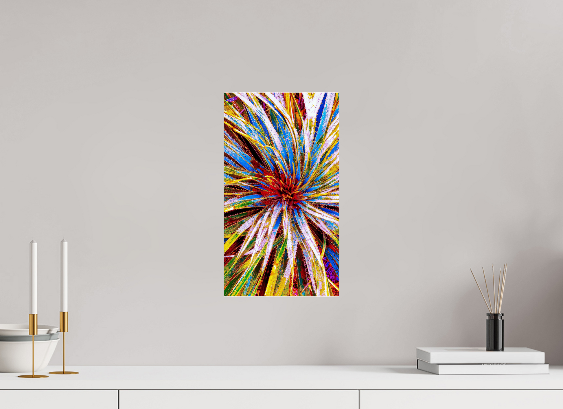 9 x 16″, Chaya Arts Acrylic Gallery Print Golden Radiance Yucca