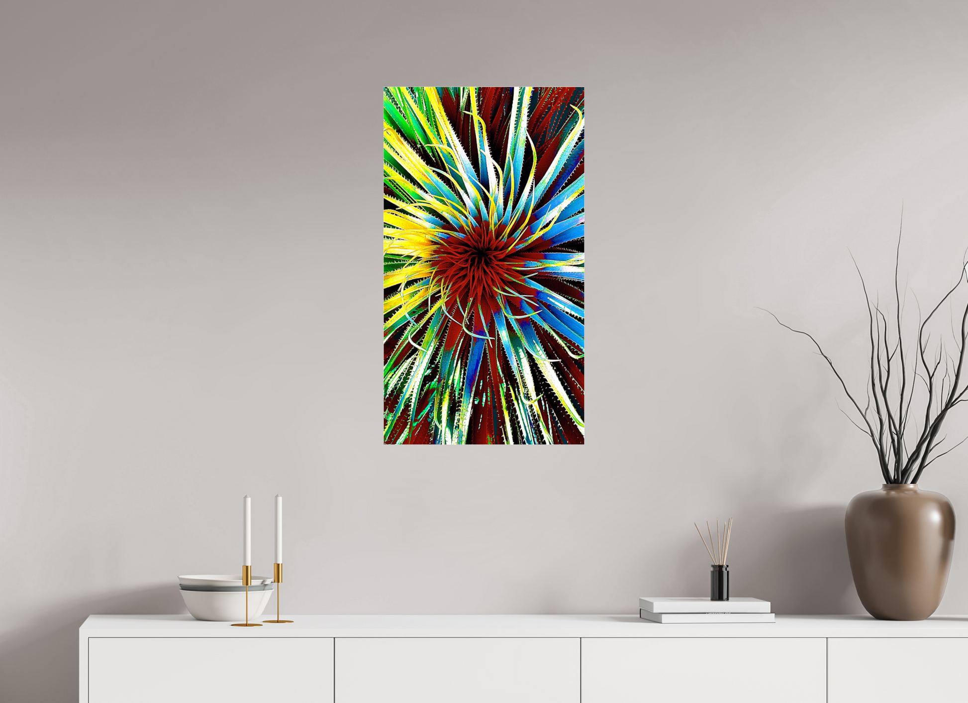 18 x 32″, Chaya Arts Acrylic Gallery Print Desert Spectrum Yucca