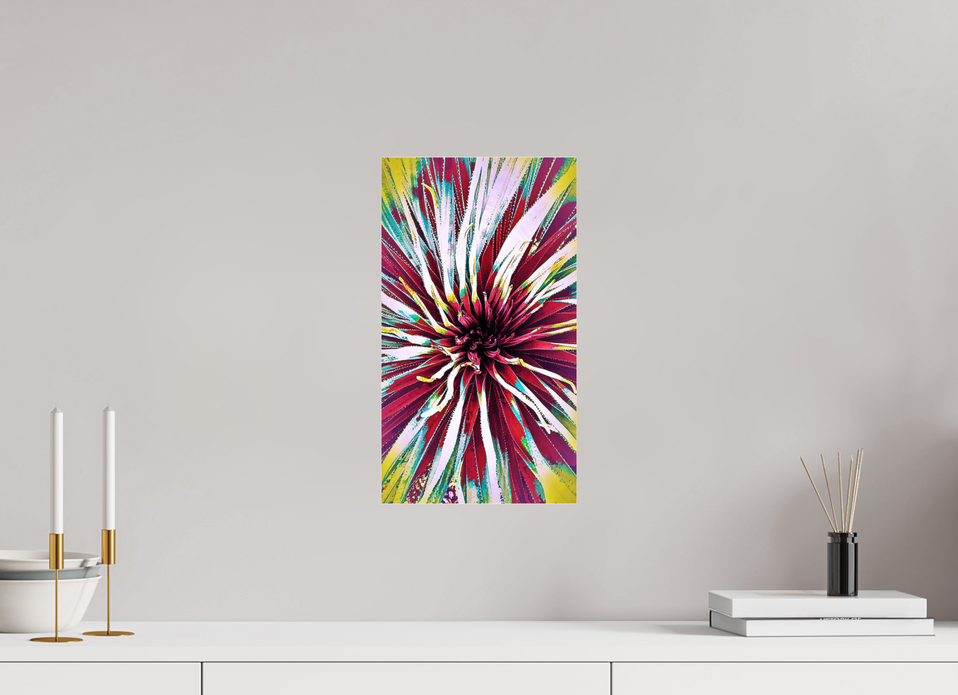 9 x 16″, Chaya Arts Acrylic Gallery Print Radiant Day Yucca Bloom